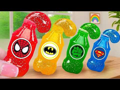 🌈 Delicious Jelly Bottle 🌈 How to Make a Miniature Rainbow Jelly Cake | Luna Little Cake