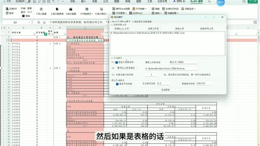 2.Excel生成word报告：插件参数填写