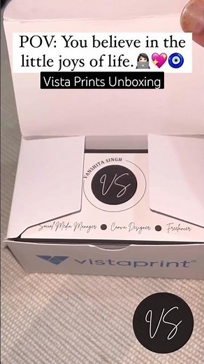 Vista Prints Unboxing #india #unboxing #businesscard #vistaprint
