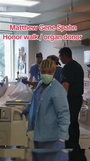 Matthew Gene Spahn, a young athlete, succumbed to his injuries received in an auto/pedestrian accident. His parents were proud to find out he'd signed up as an organ donor. The staff at Baylor Scott & White Medical Center - Temple lined up for a