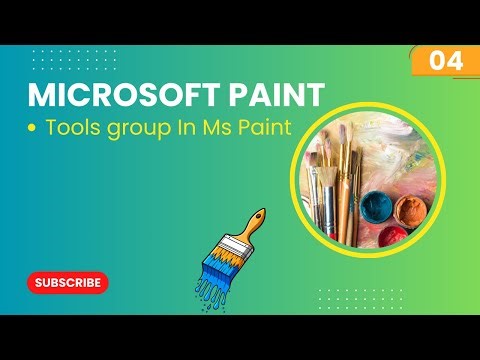 Tools Group in MS Paint | Paint Tools Name & Uses | Lecture 04