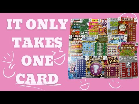 🎀 Scratching £50 of Scratch Cards — Proof You Only Need One! 💗