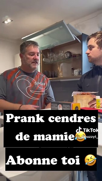 Les cendres de mémé au sol 😂😂😂#dad #sonanddad #pereetfilstjrscomplices #romainruby