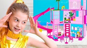 512K views · 7.5K reactions | Eva and Friends Barbie Toys Adventure Challenge for kids #roma #kids #paraniños #dianayroma #oliverhardy | Eva Bravo Play | Facebook