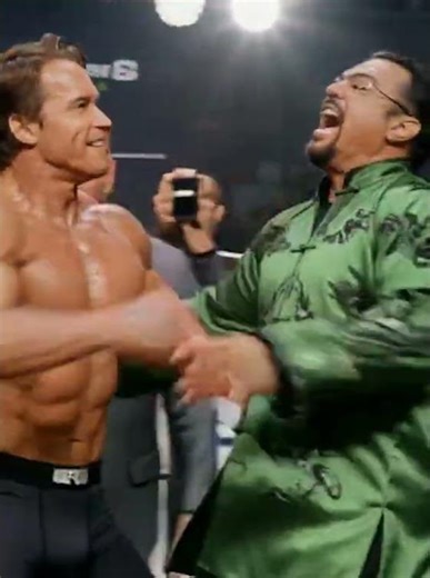 Arnold vs Seagal 👊 Ultimate Octagon Showdown 🔥
