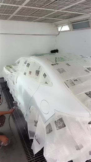 Tutorial mengecat warna Putih mutiara,Mobil BYD #community #sprotscommunity #kulibengkel #painting #ngecat