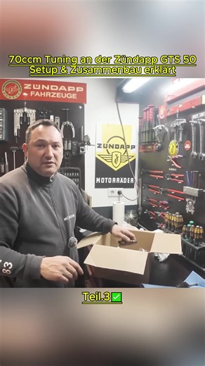 70ccm Tuning an der Zündapp GTS 50 – Setup & Zusammenbau erklärt #oldtimer #tuning #performance #simson #simsontuning