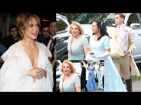 Jennifer Lopez Kicks Off 55th Birthday Celebrations With Star-Studded Bridgerton Themed Party