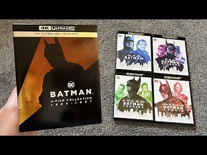 Batman: 4-Film Collection 4K Ultra HD Blu-ray Unboxing and Review DC