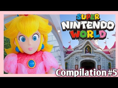 ♡Super Nintendo World- Peach mascot compilation#5♡