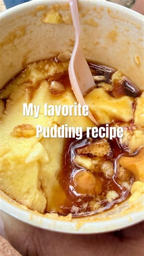 Quick recipe 🍮🍴 #easyrecipe #aesthetic #pudding recipe #fypシ #tastyfood