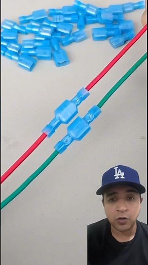 Terminales Faston o macho y hembra para cables eléctricos #electricidad #electricista #cable