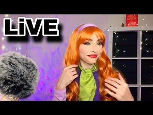 ASMR LIVE 💄 Getting Ready as Daphne from Scooby-Doo | Pantomime GRWM & Soft Whispers