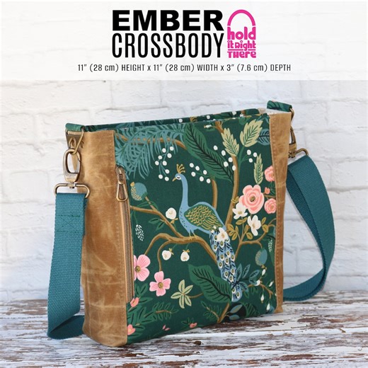 Ember Crossbody Bag PDF Sewing Pattern: Zipper Pockets   SVG Files - Etsy