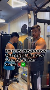 13K views · 382 reactions |  Triceps Pushdown: The RIGHT Way!  Stop...