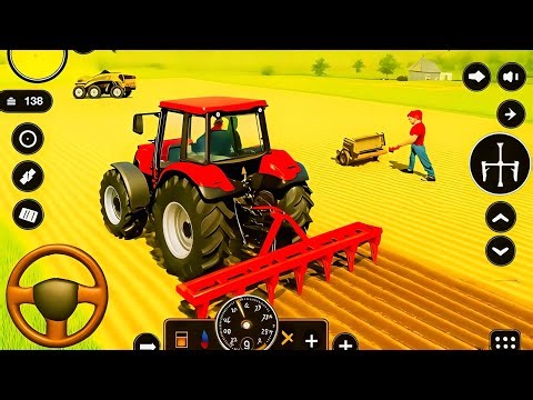 Modern Tractor Farming Driving Simulator 3D - New Tractor Games - Android Gameplay