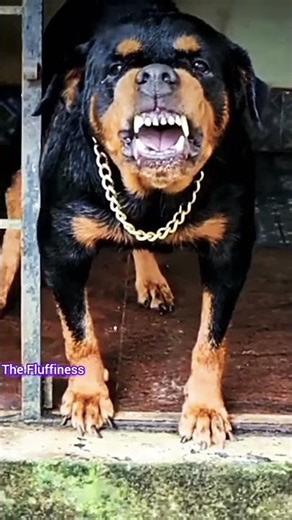 Angry Rottweiler barking at intruder #angryrottweiler #dogtraining #dogbehavior #aggressivedog #dog