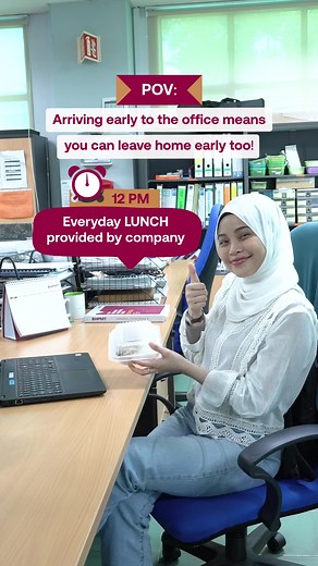 HPMT Work Culture: Arrive early, leave early! #HPMT #WorkCulture #EmployeeBenefits #HPMTPerks #WorkTime #machiningindustry #Malaysia #precisionmachining #cuttingtools #fyp #foryou #careers