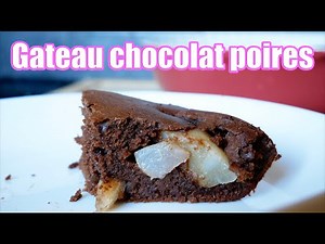 Gâteau au chocolat poires light 🍐