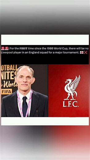 First Time Since 1986: No Liverpool Player in England’s Squad for a Major Tournament #shorts #lfc