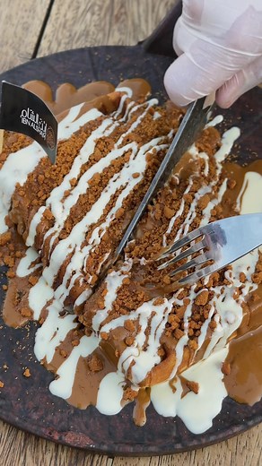 وافل شوكولا وفواكه ولوتس وقشطة مع العسل😋 جربتوها؟ @IbnAlsham #من #اكبر #مطعم #سوري #في #مصر #مطعم_ابن_الشام #القاهرة #الرحاب #🔥 #تركيا #المانيا