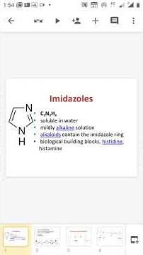 Imidazole structure and synthesis