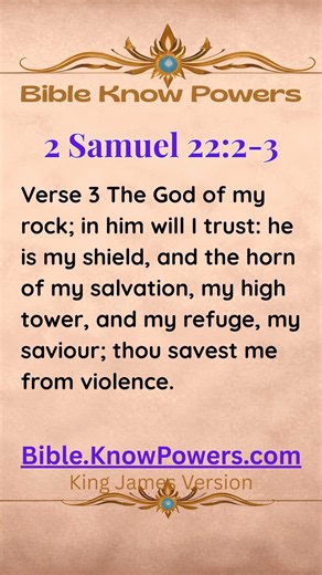 The Lord Is My Rock, My Fortress, and My Deliverer | Unshakable Protection From Violence | 2 Sam 22: