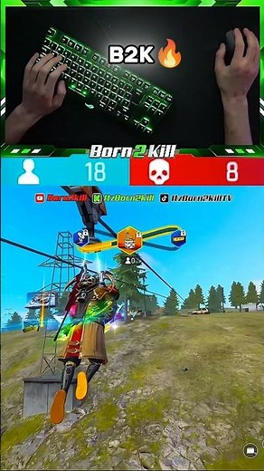 🔥 B2K Insane Headshot Gameplay | Free Fire Shorts | One Tap King 👑