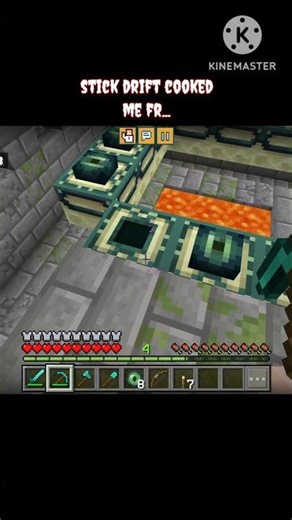 Minecraft stick Drift cooked me fr... #game #minecraft #gaming #short video #game video