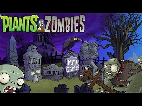 Plants vs. Zombies [PS3] ALL Mini Games Mode Walkthrough Gameplay