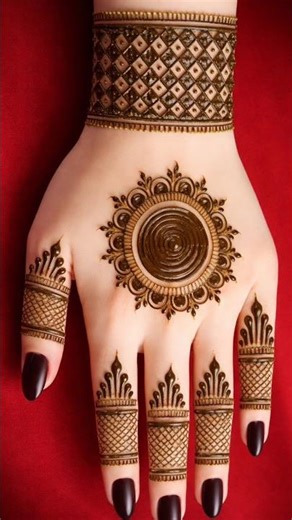 Latest Eid Mehndi Design 2026 | Trending 3D Arabic Mehndi Design | Easy Back Hand Mehndi Design.
