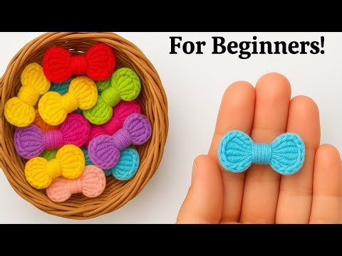 Wow 😲 super easy/Little bow making for beginners/beautiful bow making ideas