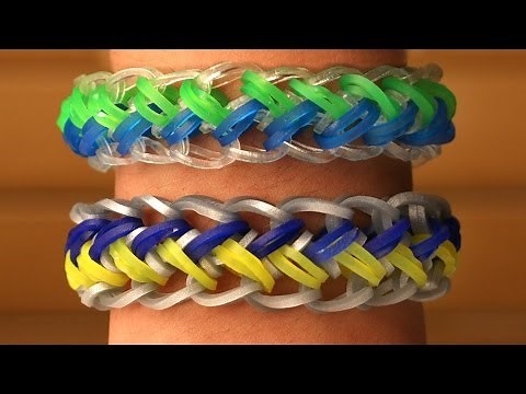 Rainbow Loom English - MERMAID - Loom Bands, easy, how to, DIY