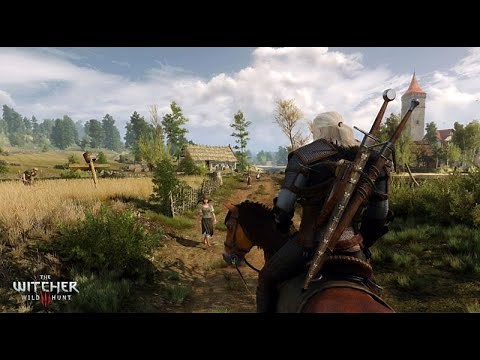 The Witcher 3: Wild Hunt Gameplay PS4 Slim [1440p/2k]