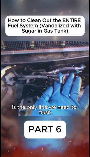 How to Clean Out the ENTIRE Fuel System (Vandalized with Sugar in Gas Tank) #chrisfix #fyp #garage