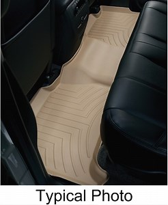 WeatherTech 3rd Row Rear Auto Floor Mat - Tan WeatherTech Floor Mats WT454404