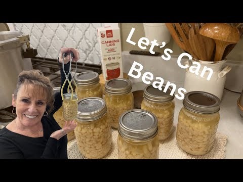 Pressure Canning Navy Beans🫘🫘🫘