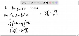 SOLVED:Let X be a random variable with E[X]=2, Var(X)=4. Compute the expectation and variance of 3-2 X.