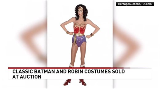 Batman and Robin costumes fetch nearly $600,000 at auction