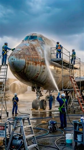 From Rusty Giant to Brand New Airplane ✈️ Full Restoration