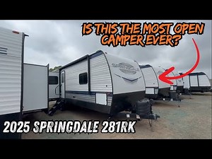 Rear Kitchen Perfection! 2025 Keystone Springdale 281RK Walkthrough