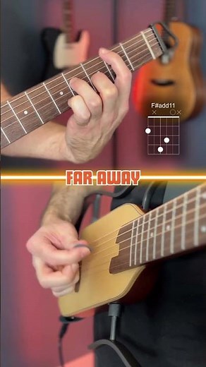 far away (nickelback) guitar tutorial with my Hush I PRO by ‪@Donnermusic_Official‬ #guitarlesson