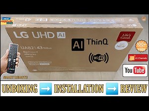 LG 43UA82506LA 2025 || 43 Inch Webos AI 4K UHD Smart Tv Unboxing And Review || With Remote Demo