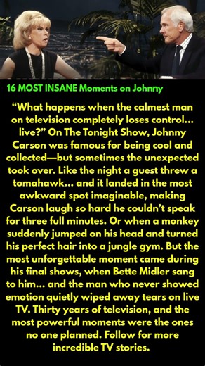 16 MOST INSANE Moments on Johnny Carson!