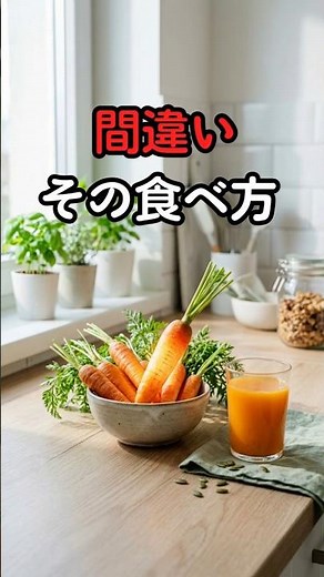 知らないと損｜にんじんは生で食べると効果半減 にんじん 健康習慣 食事改善 シニア健康 肺がん予防 栄養知識 生活習慣 健康情報