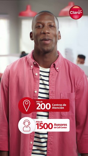¡Si buscas ATENCIÓN y TECNOLOGÍA en más de 200 puntos a nivel nacional, elige ser #Claro! Cámbiate HOY a la #FibraOptica simétrica.
