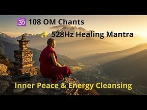 528Hz OM Chanting – 108 Powerful OM Mantras for Healing, Meditation & Manifestation