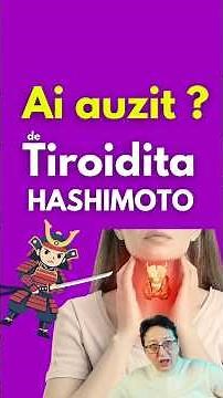 Boala de TIROIDĂ: tiroidita Hashimoto 🤨