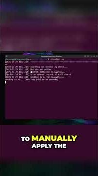 Autonomous AI Bot Monitoring: Full Automation Achieved! #shorts