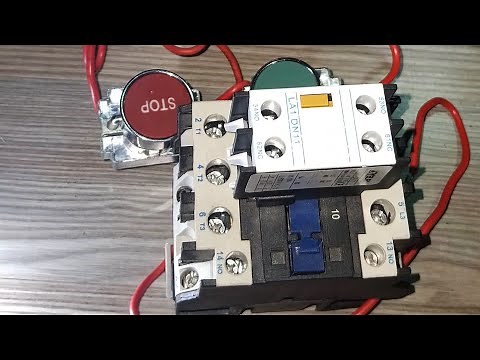 Automatic changeover switch using contactors ,simple wiring.. explained.